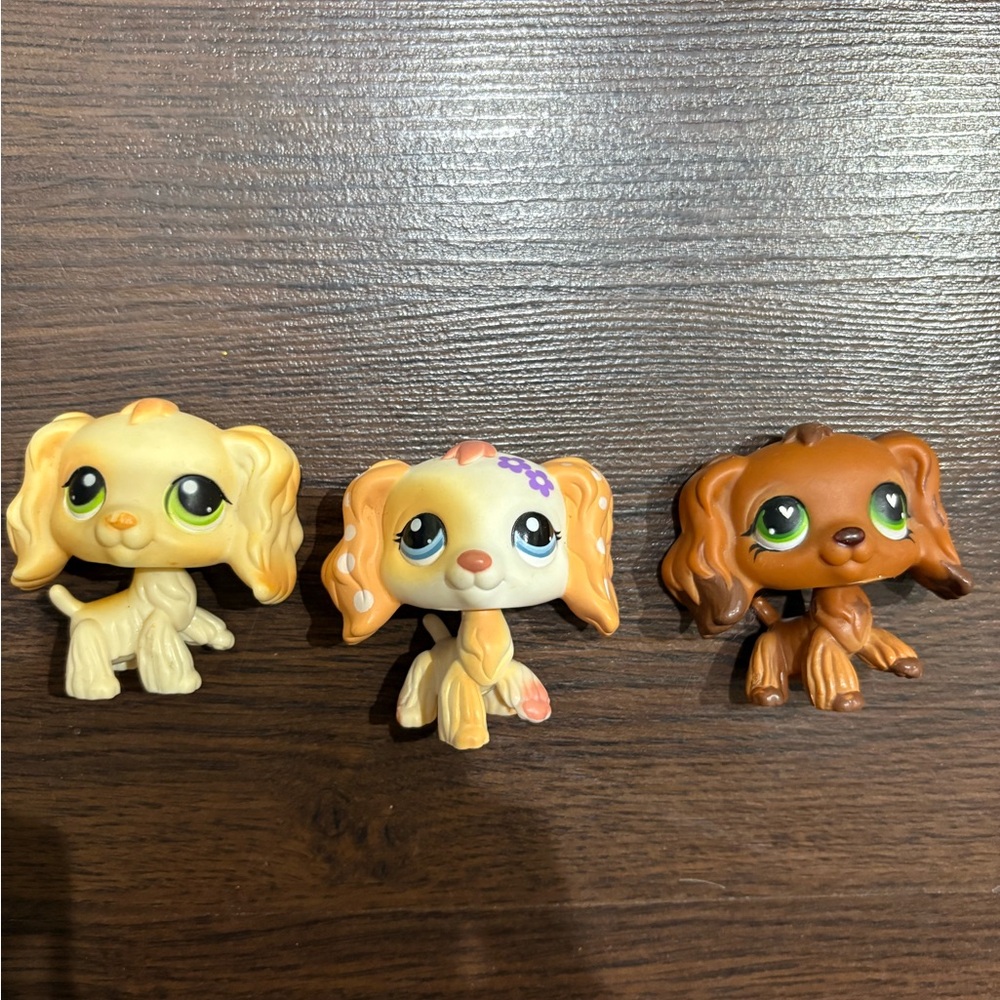 LPS COCKER SPANIELS 3 SETS